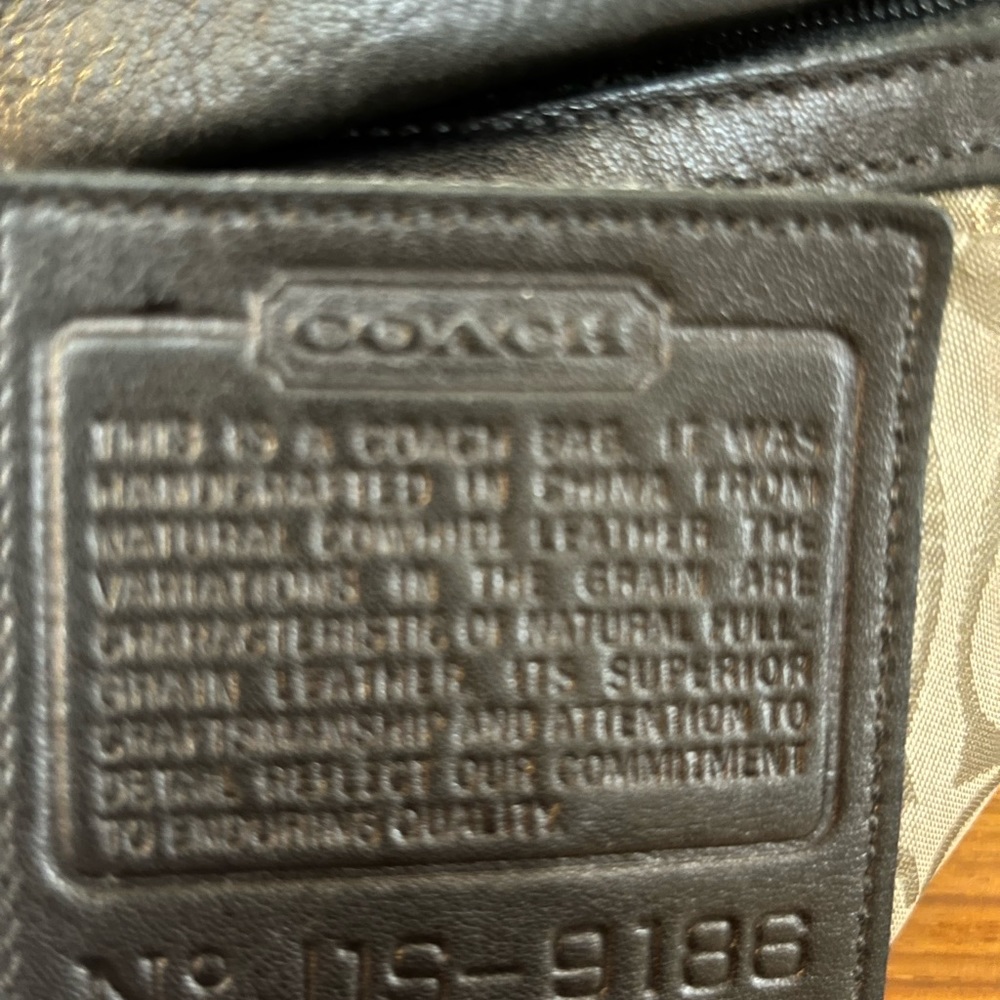 VINTAGE COACH BLACK DUFFLE SOHO LEGACY 9186 SHOULDER BAG - Picture 5 of 15